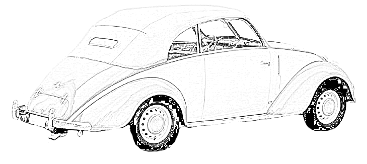Fahrzeug Adler 2,5 Liter Cabriolet – Lichtmaschine – Wilhelm Jahn, zu dem wir Anlasser und Lichtmaschinen bieten.