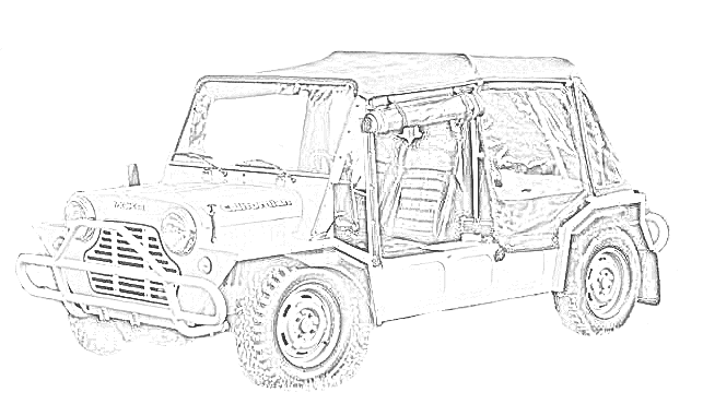 Fahrzeug BMC Mini Moke – Lichtmaschine – Wilhelm Jahn, zu dem wir Anlasser und Lichtmaschinen bieten.