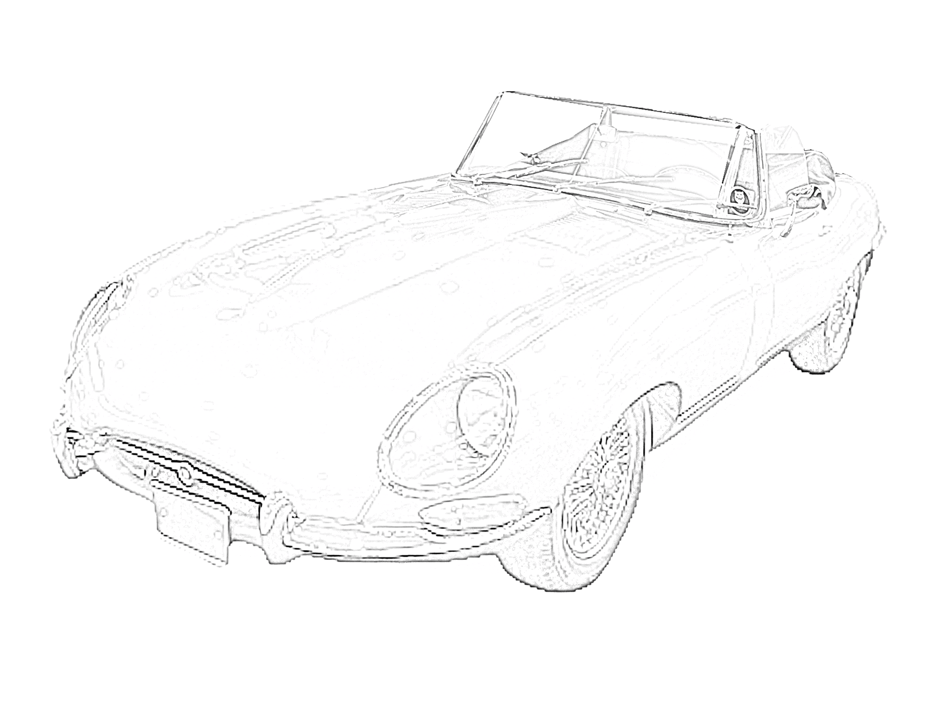 Fahrzeug Jaguar E, zu dem wir Anlasser und Lichtmaschinen bieten.