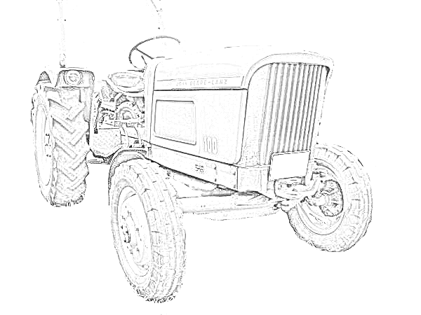 Fahrzeug John Deere, zu dem wir Anlasser und Lichtmaschinen bieten.