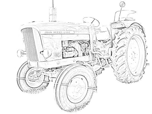 Fahrzeug John Deere, zu dem wir Anlasser und Lichtmaschinen bieten.