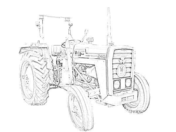 Fahrzeug Massey Ferguson MF245 – Lichtmaschine – Wilhelm Jahn, zu dem wir Anlasser und Lichtmaschinen bieten.
