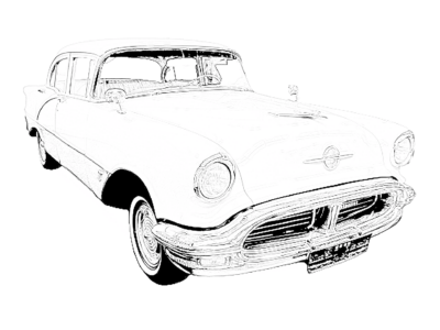 Fahrzeug Oldsmobile Rocket 88 – Wilhelm Jahn Anlasser und Lichtmaschinen – Wilhelm Jahn, zu dem wir Anlasser und Lichtmaschinen bieten.