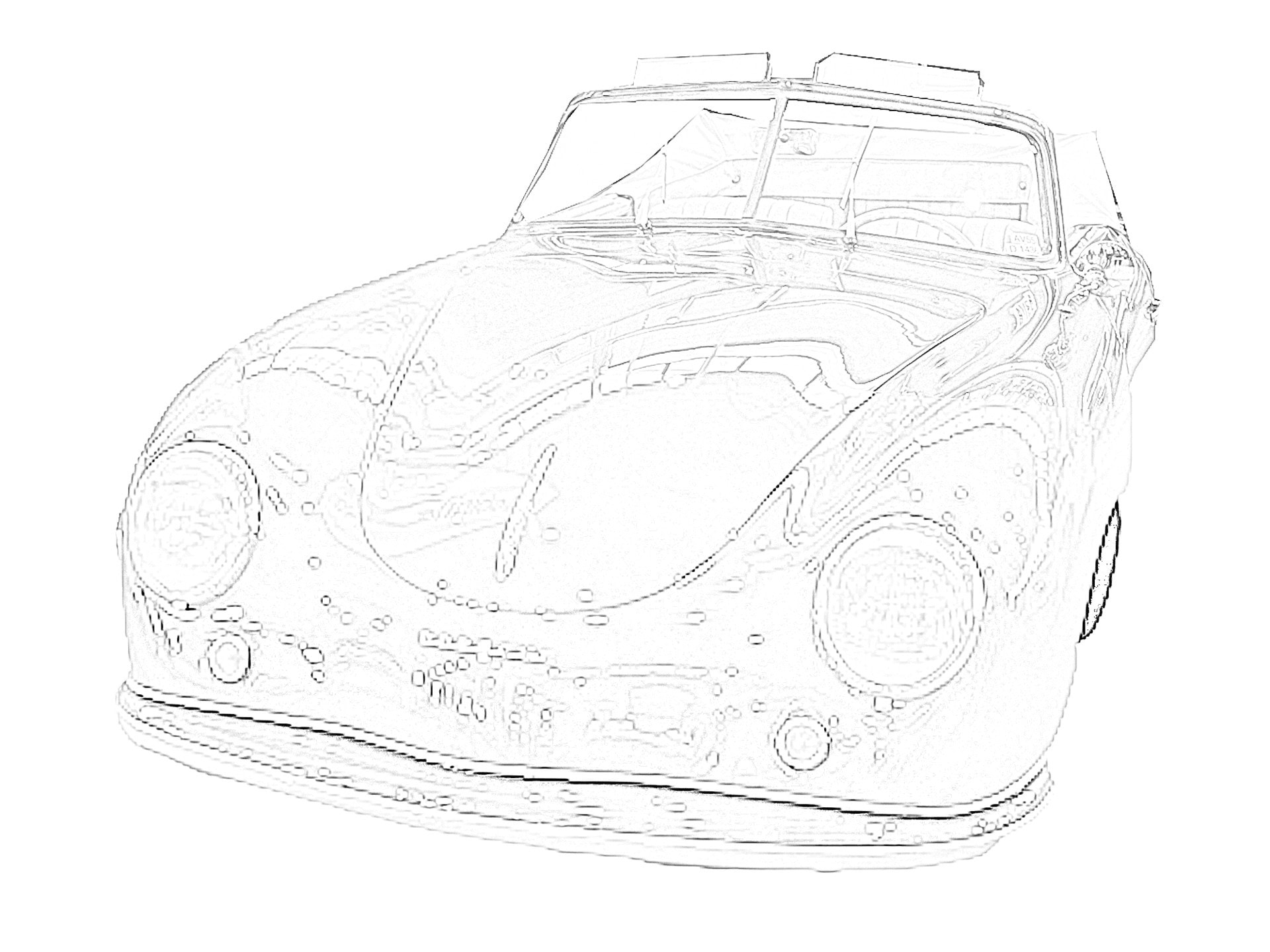 Fahrzeug Porsche 356 Cabrio Geteiltscheibe – Lichtmaschine – Wilhelm Jahn, zu dem wir Anlasser und Lichtmaschinen bieten.