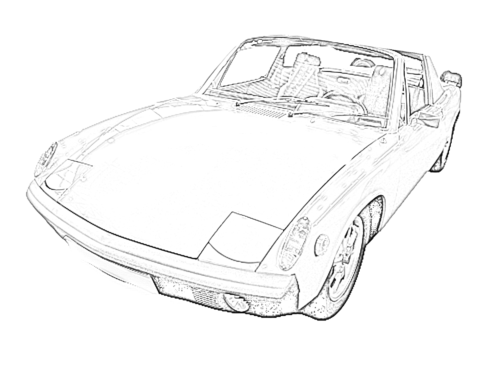 Fahrzeug Porsche 914, zu dem wir Anlasser und Lichtmaschinen bieten.